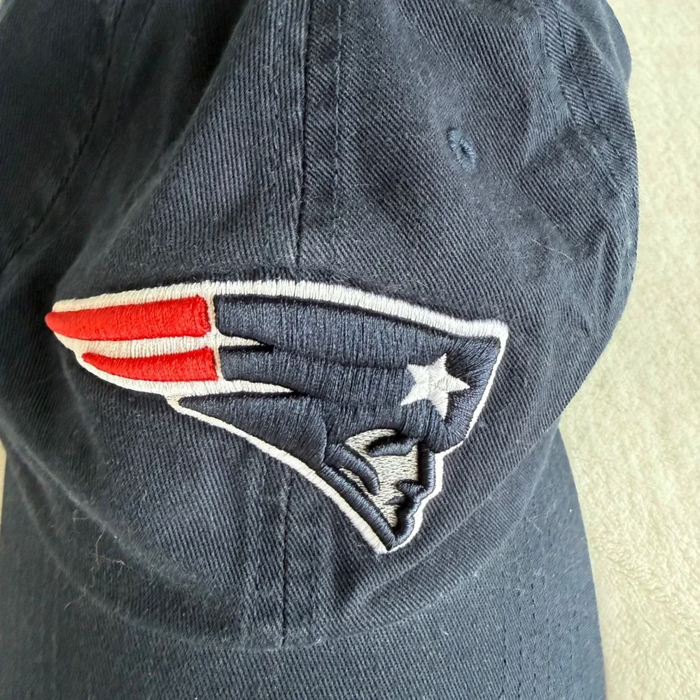 NWT New England Patriots '47 Clean Up‎ Mens Adjustable Logo Navy Blue Hat Cap